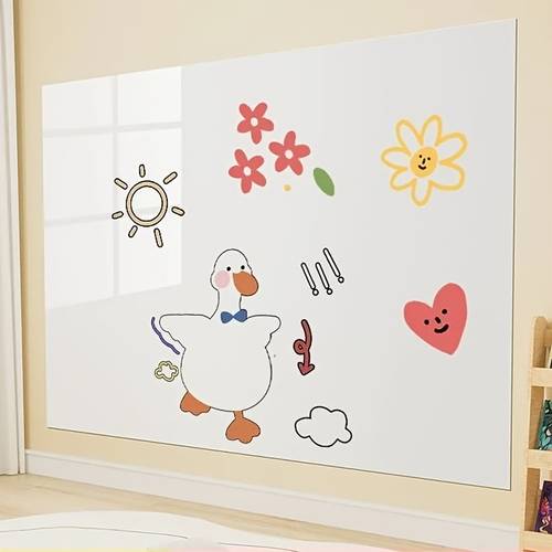 1 roll of erasable whiteboard green board blackboard wall sticker reusable with writing tools suitable for office home or classroom decoration office wall decoration school supplies must have for back to school