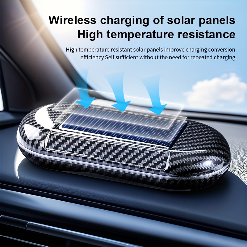 solar car with vibration detection compact solar power 15 day battery for fresh airflow no charging needed auto air freshener purifier lightweight purifier portable purifier highefficiency filter durable construction airflow enhancer Product details 8