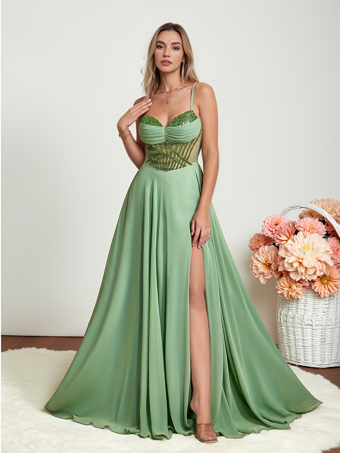 brown fitted dress Honey Chocolate Maxi Dress - US 10
