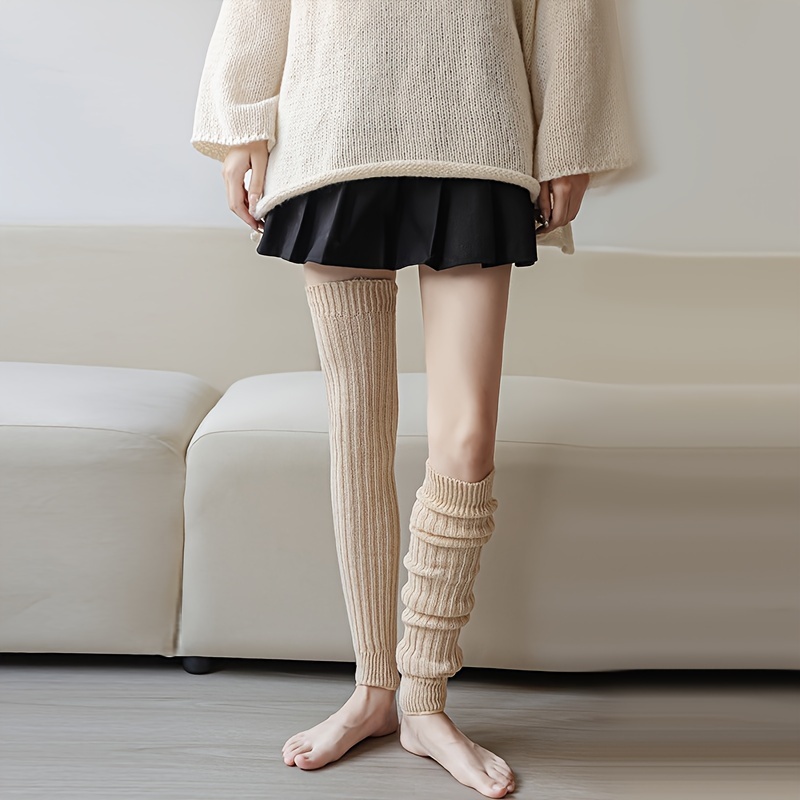 Simple Lacy Leg Warmers Breathable Stylish Japanese Fashion - Temu