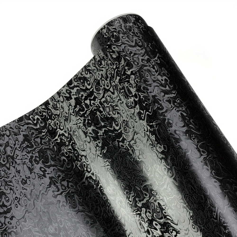1 Roll 30x150cm/11.81x59.06in Automotive PET Glossy Black Car Film for Personalization - Suitable for Car, Motorcycle, and Interior Control Panel, Mirror, and More - Waterproof, Scratch-Resistant, and Breathable