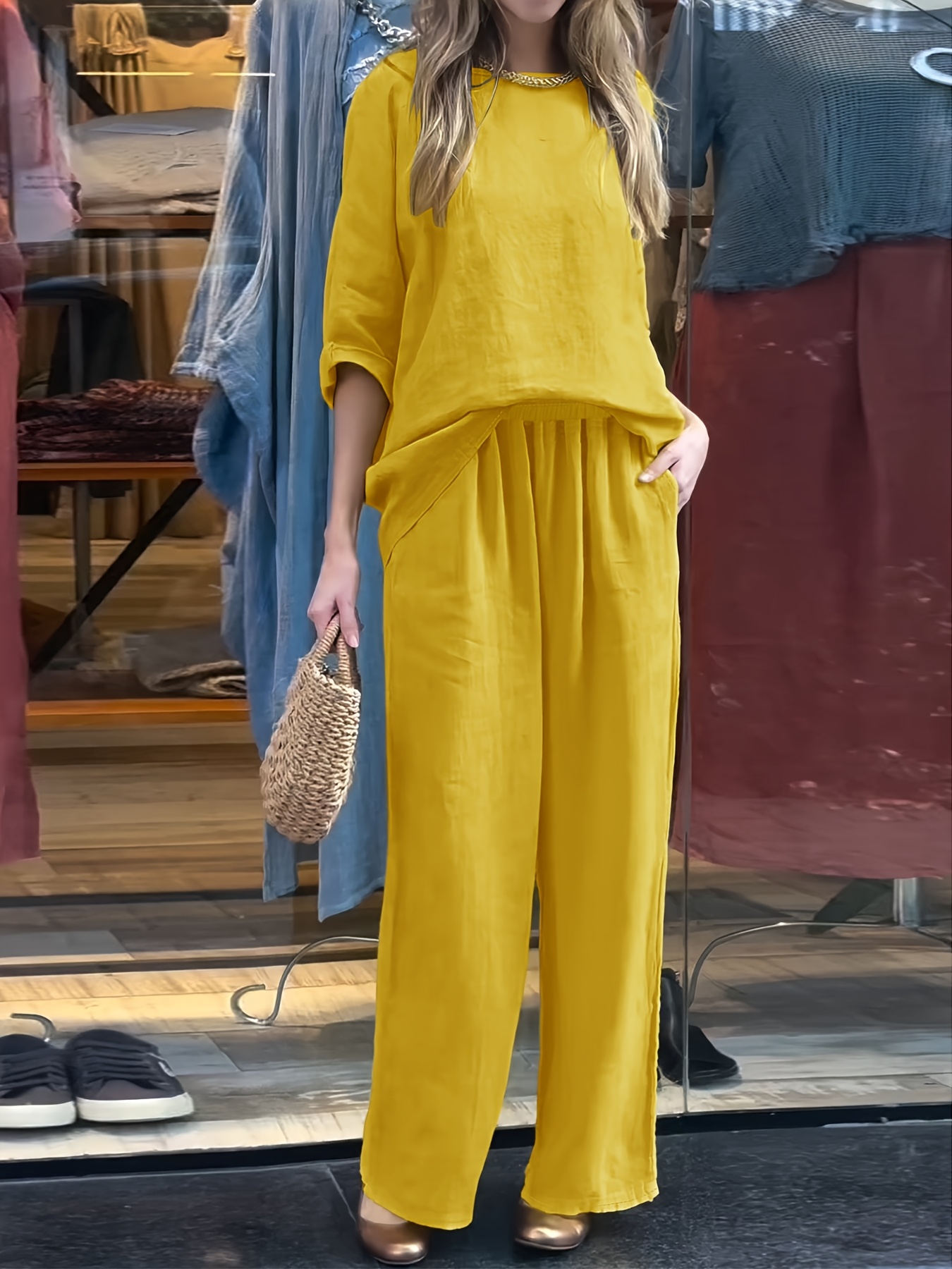 womens casual suit women two piece outfits womens clothes Temu