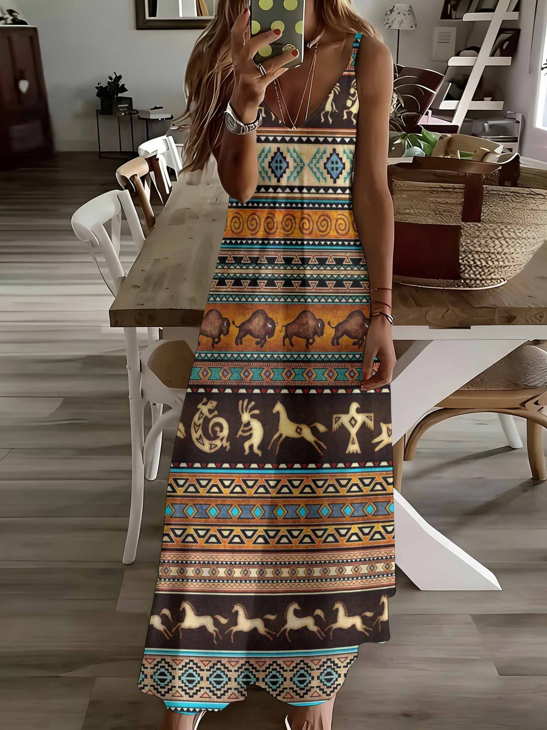 tribal dresses sold on Temu United States