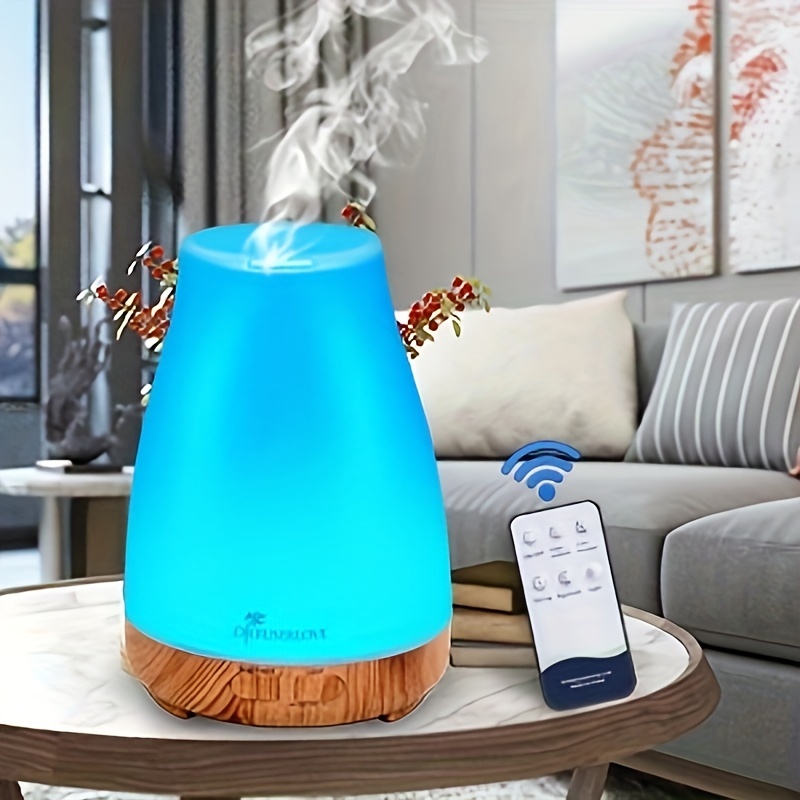 

300ml Diffuser Essential Oil Diffuser Remote Control Aromatherapy Diffuser Mist Humidifiers With Led Lights For Bedroom Office House Kitchen Yoga, Valentine's Day Gift