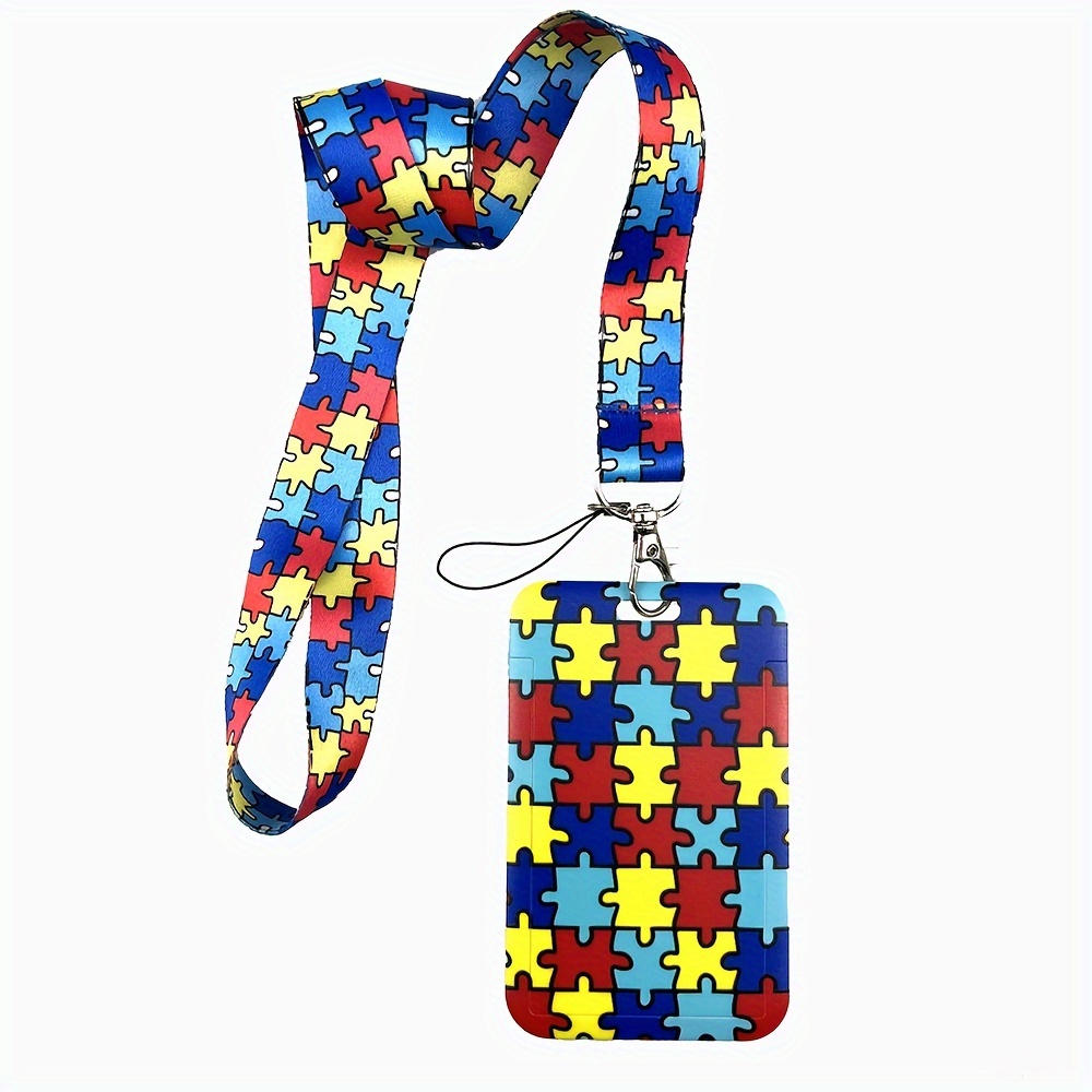 

Autism Set Id , Keychain & Zippered - Polyester, - For And Nurses