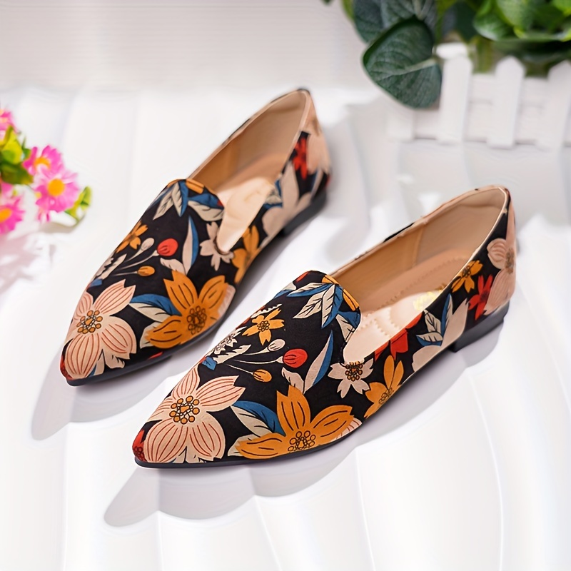 Zapatos flores vintage mujer zapatos ..