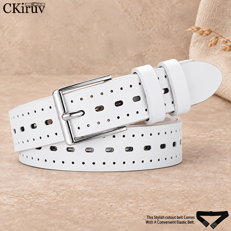 TEMU Women's Retro Classic Hollow Belt, Lightweight And Breathable, Exquisite (with 1pc Belt) With Dresses, Jeans, Coats, And Loungewear. Easy And