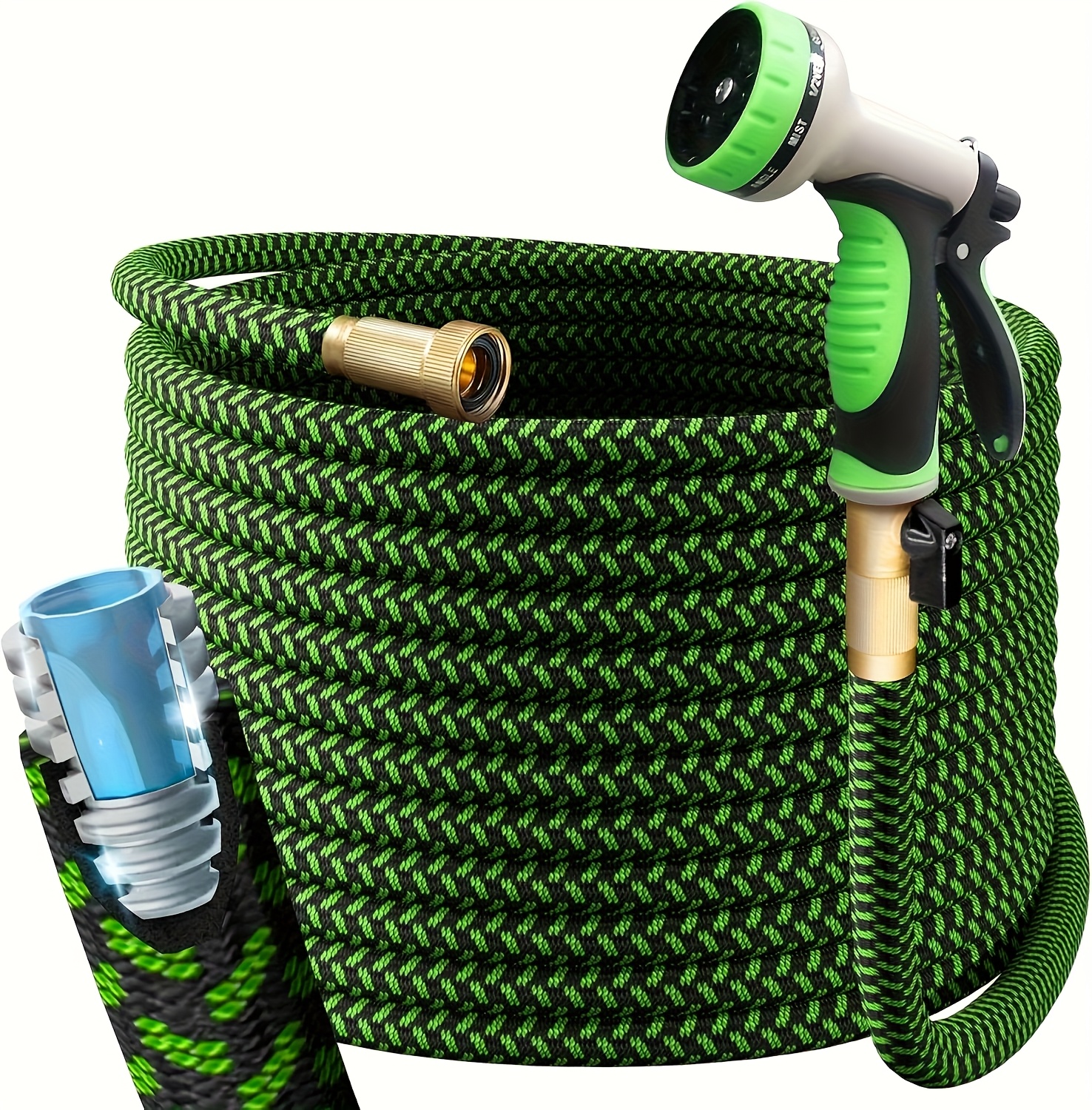 Heavy-Duty Stainless Steel Garden Hose