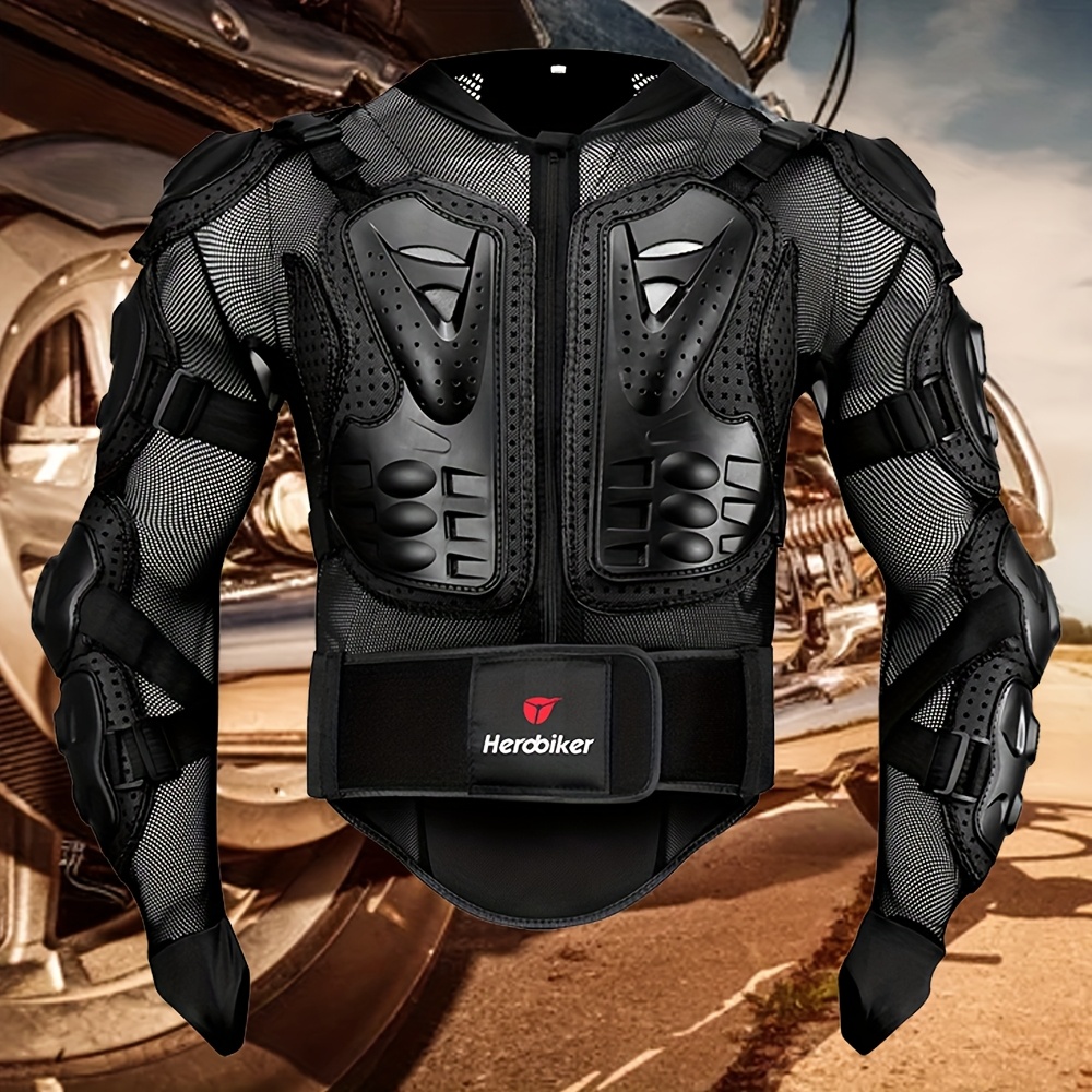 full body   jacket for bmx mtb motorcycle racing durable nylon pa composite with adjustable straps breathable design ergonomic fit black protective gear for motocross enduro sports events motocross gear sleek sports apparel   fasteners Product details 1