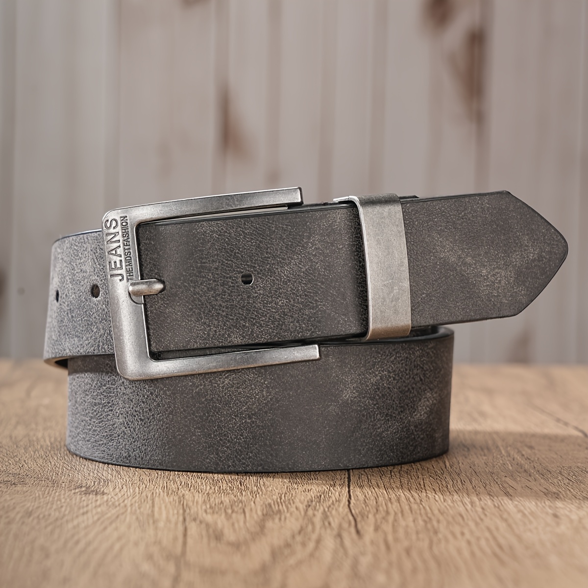 Bh Men's Pu Leather Belt With Metallic Snap - Casual & , Durable Regular Size Belt For Casual Attire