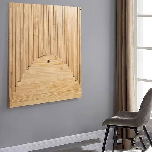 space saving wall mounted folding decoration table dining table multifunctional structure small wooden desk for office and style