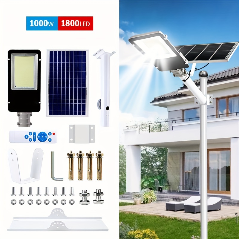 

1pc Solar Street Light Led Lamp, Lamp High Lamp Led High Pole Street Lamp 150w-1000w