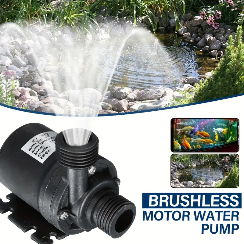 Submersible Circulation Pump – Brushless Motor, 10ft Lift, 2.1 GPM, Low Noise, 110V, For Solar Water Heater Booster & More Submersible Circulation Pump – Brushless Motor, 10ft Lift, 2.1 GPM, Low Noise, 110V, For Solar Water Heater Booster & More