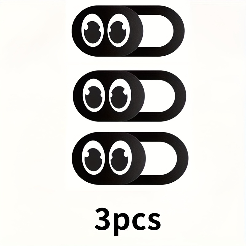 3/6 Pack Eye Privacy Filter Webcam Case, Strong Bonded Abs Slider For Laptops, Desktops, Computers, Smartphones - Webcam Security Protection