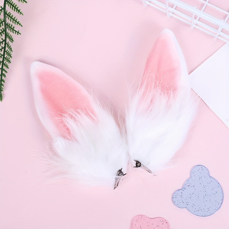うさぎ＆ねこヘアピン ふせげ