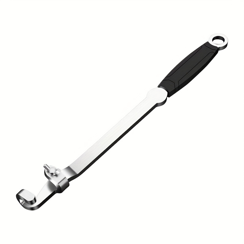 Long Torque Wrench Extension Bar With 1/2-inch Square Hole Adapter - Durable Iron Alloy, Suitable For And Hard-to-reach Areas, Perfect For Garage Maintenance And Car Care
