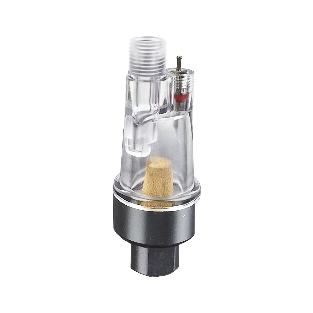 TEMU Filtro de aire para pistola de pulverización, separador de pistola de pulverización, filtro separador de aceite y agua antioxidante de 1/8 de