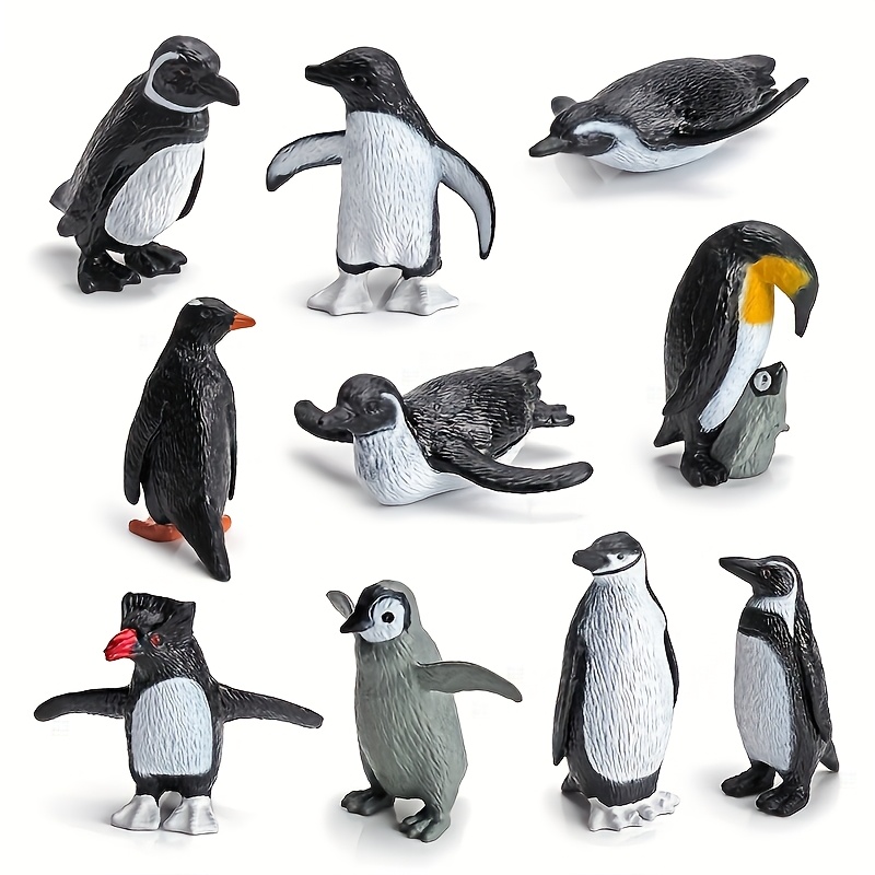 Antarctic Animal Simulation Penguin Model With , Penguin With Chick