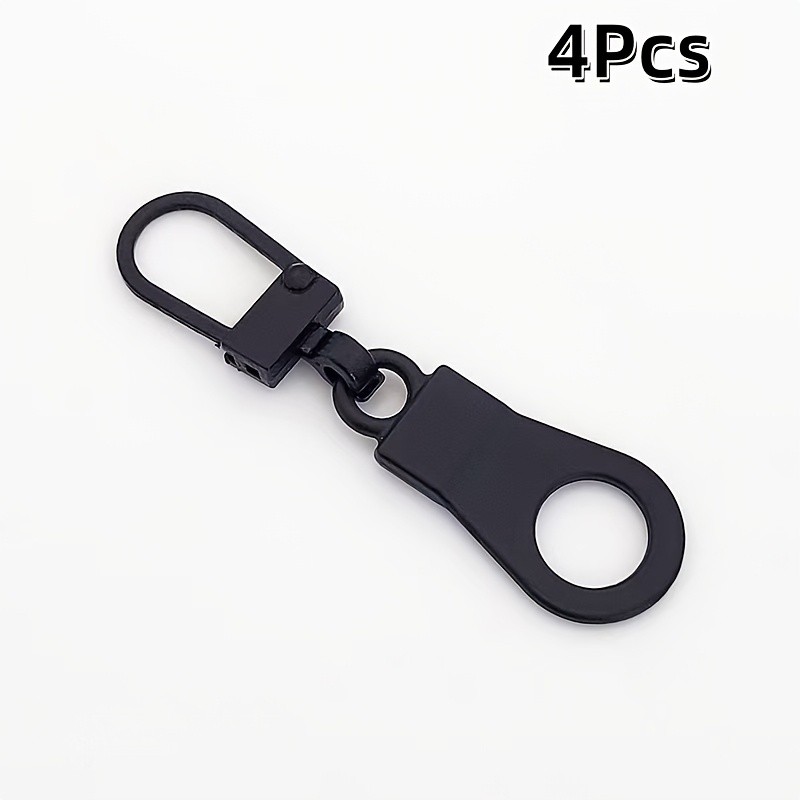 TEMU 4 piezas/8 piezas/12 piezas HAIRK Cabezal de cremallera de reparación rápida, fácil de instalar, deslizador de cremallera de equipaje sin