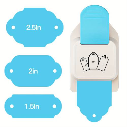item picture 3 in 1 label hole puncher 3 different sizes for labels paper crafts card making scrapbooking