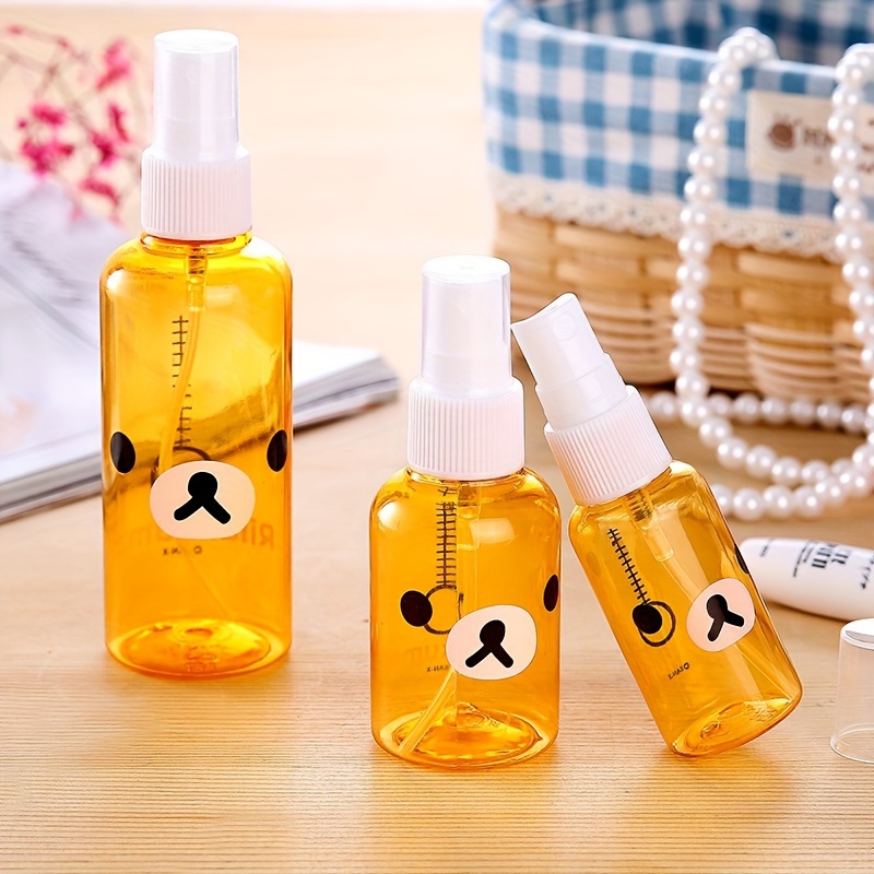 

Adorable Mini Bear Cartoon Print Makeup Spray Bottle - Pe Material, Formaldehyde-free & Pvc-free, 30ml/50ml/100ml Sizes