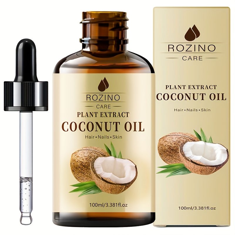 Image of Coconut Oil: Pure Coconut Essential Oil For Massage, Shower, Skin Care, Face, Body, Nail, Hair, Eyelash Care Universal
