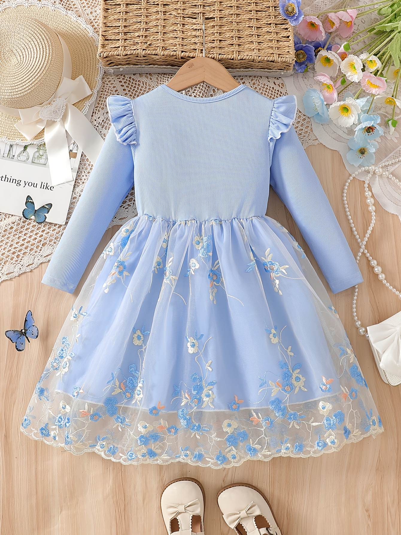 casual dress girls featuring a big sister print long sleeved - Temu Bahrain