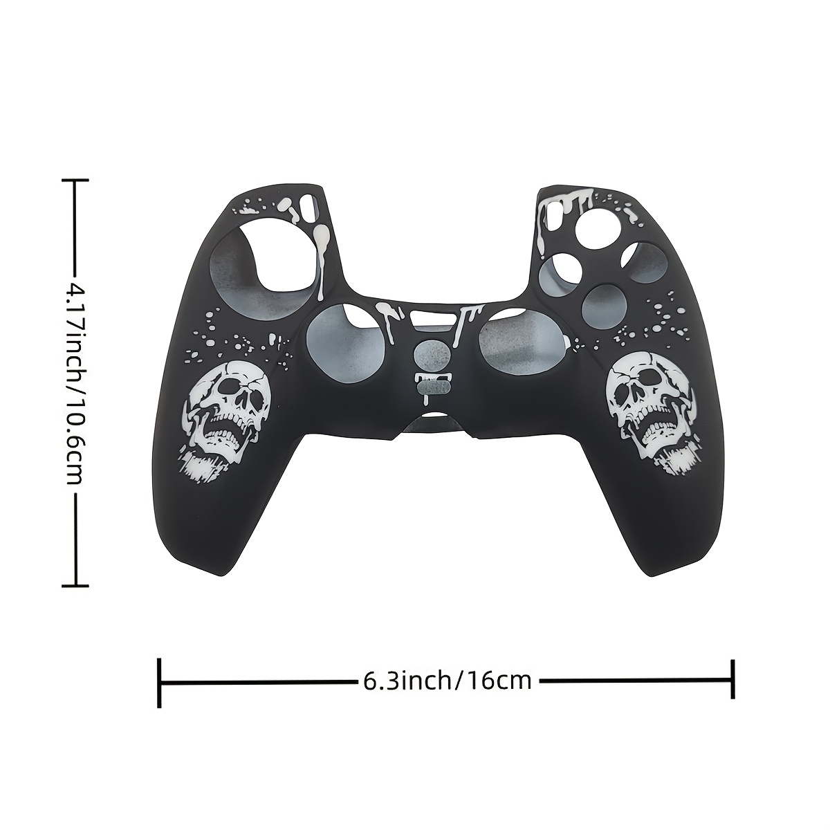 TEMU Funda protectora para juego con de grabado láser para PS5, antideslizante y resistente a los arañazos, y experiencia de juego mejoradas