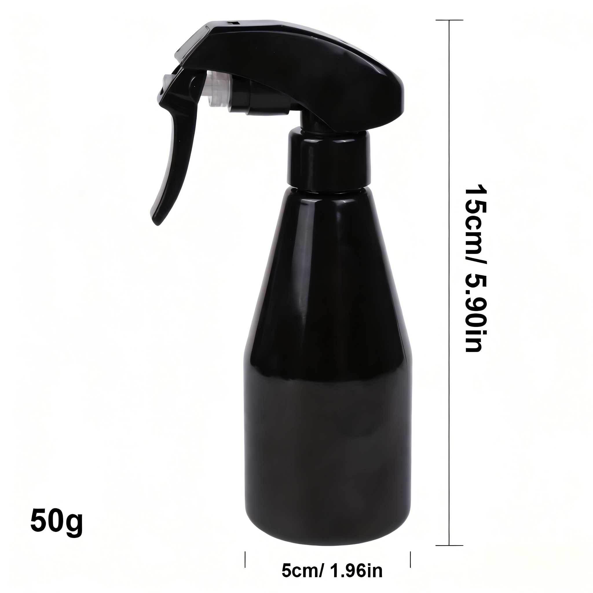 TEMU KVM TATTOO - 1/2 pièces Bouteille de Spray Noire 8,45 oz Capacité Utilisable, avec Mécanisme de Verrouillage - Prévention des Dommages à la ,