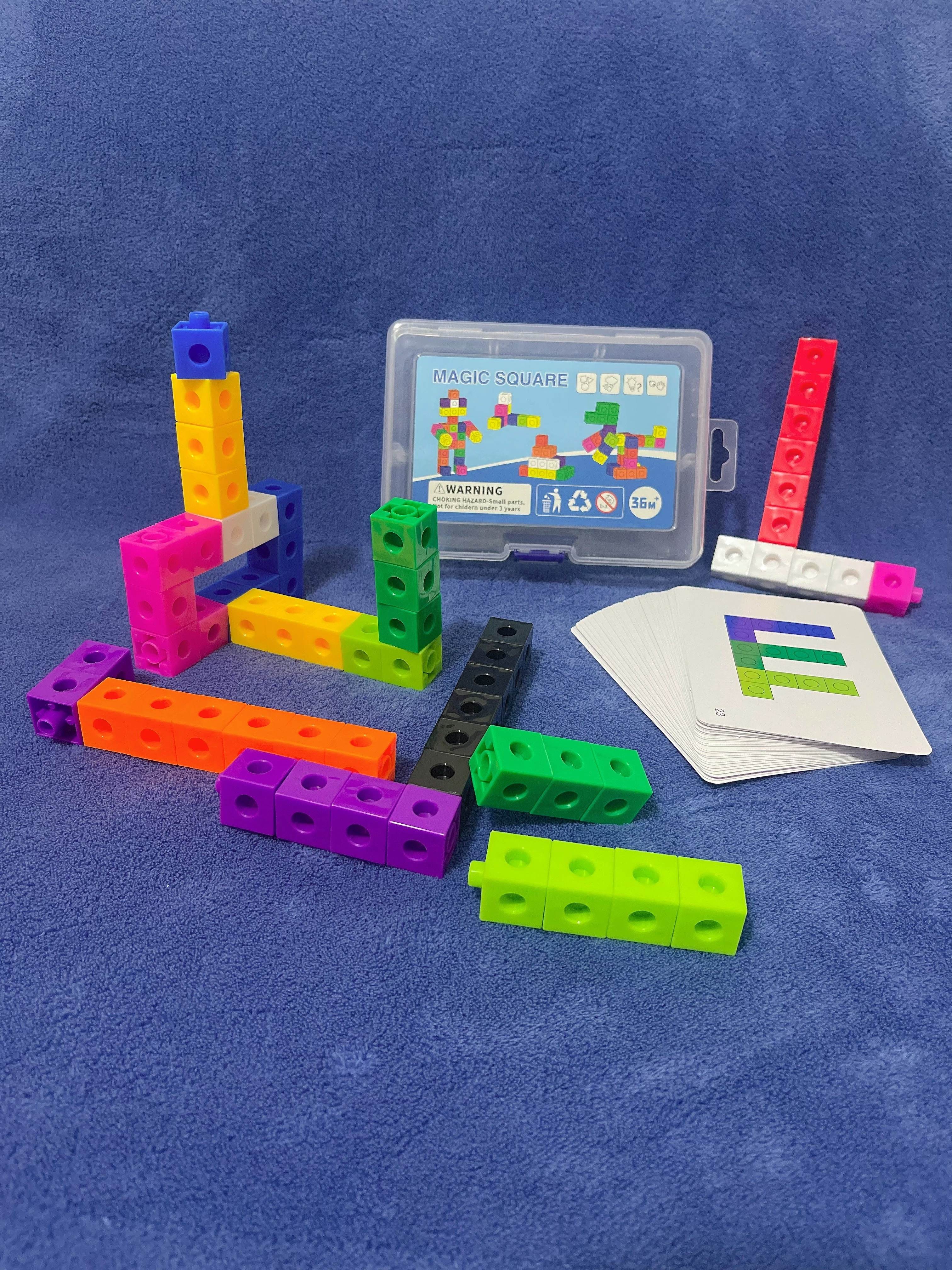 Montessori Inspired Building Blocks For Youngsters 3-6: Boost Spatial ...