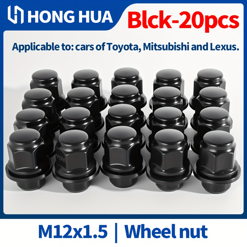 TEMU Set Of 20 M12x1.5 Upgraded Wheel Nuts, Compatible With For , For , And For Vehicle Wheels