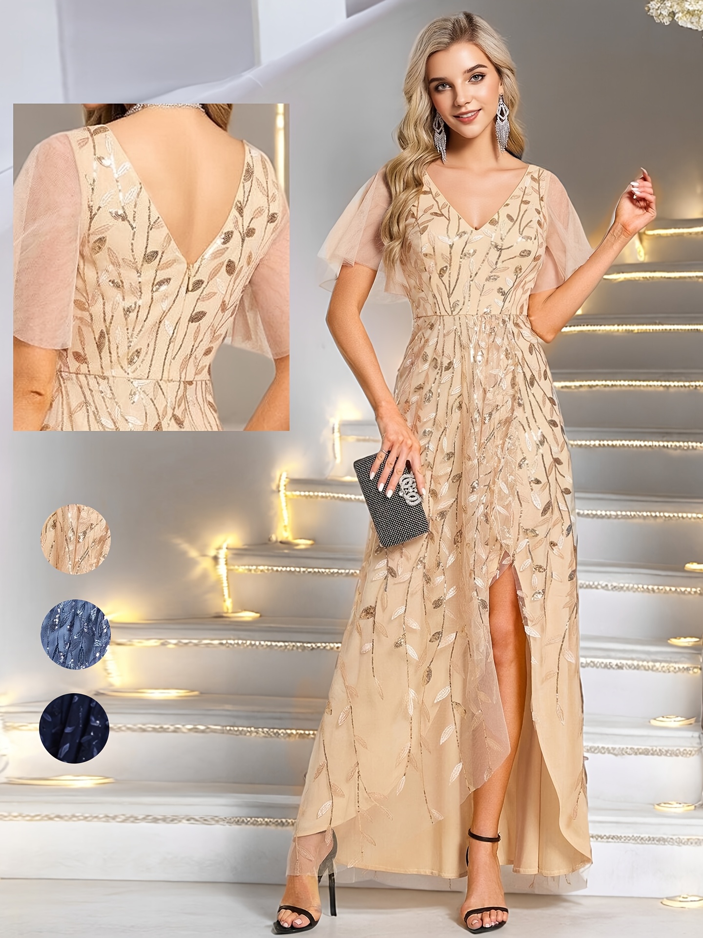 sachin and babi light blue dress Evening dress with off-the-shoulder neckline - Emika Fashion - Women's  Clothes, Dresses, Evening Dresses, Cocktail Dresses, Party Dresses,  Pantsuits, Skirts, Shorts, Corsets, Blouses