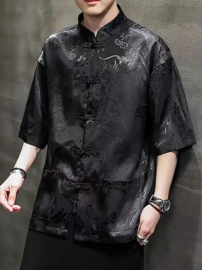 chinese stand and top for summer outerwear details 3