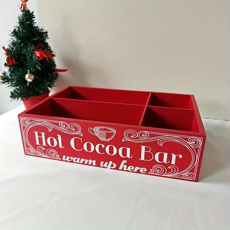 A Red Minimalist Storage Box For A Christmas Gift