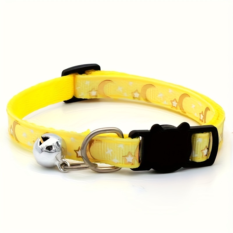 1  star moon pet collar anti choking adjustable safety     cartoon pattern polyester for small cats and dogs Product details 6