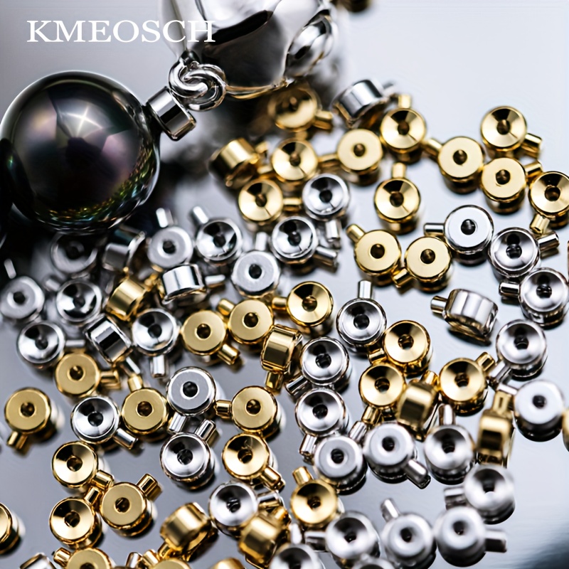 Brass Crimp Beads and Stopper Beads for Jewelry Making