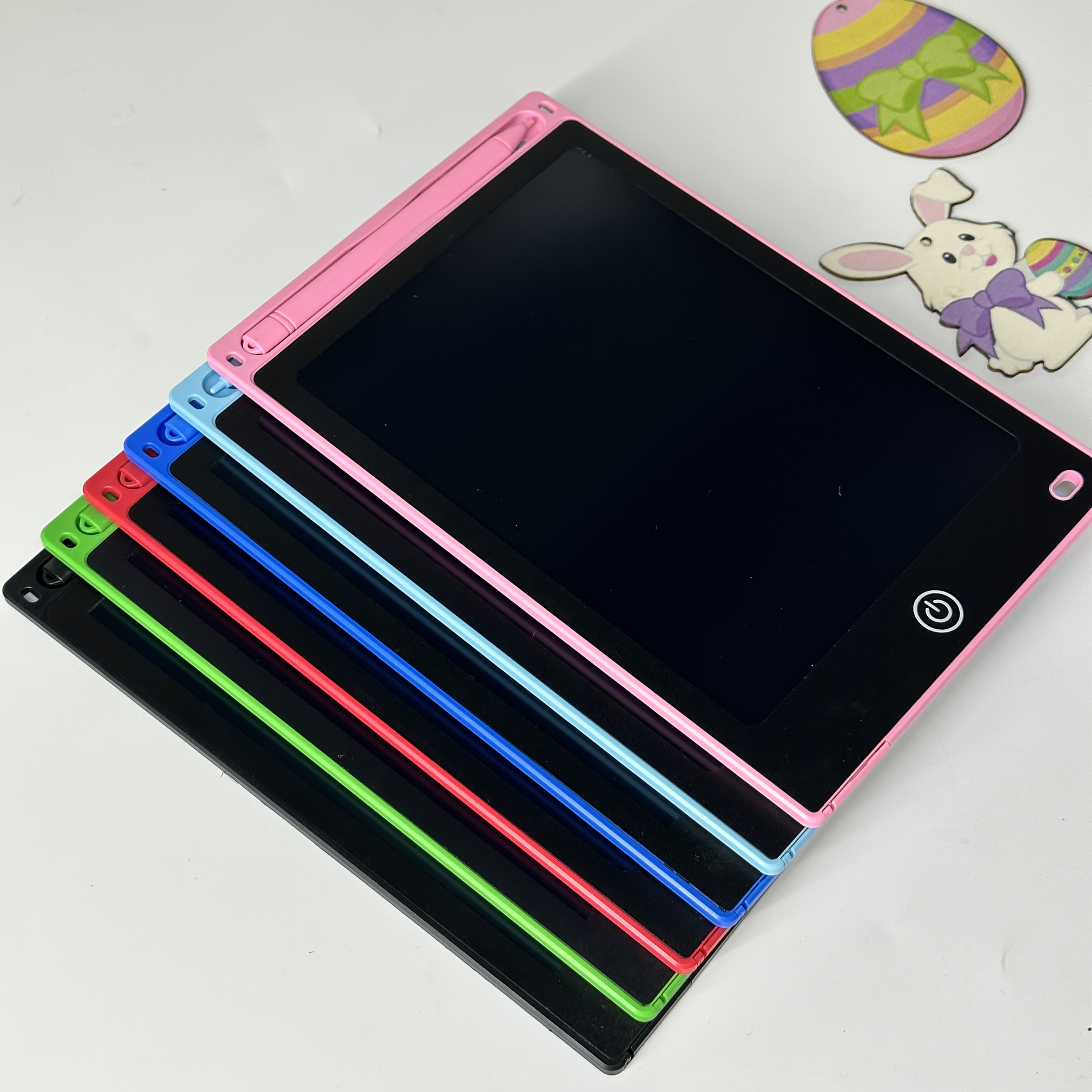 AHEAYUAN 8,5-inch Uitwisbaar Tekentablet - Herbruikbaar LCD Krijtbord & Whiteboard Geschikt voor Tieners, Klassen, Verjaardags- en Kerstcadeaus (Rood, Groen, Blauw, Zwart) - PVC - LCD Paneel