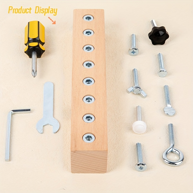 Kids' Life Skills Toy Screwdriver Busy Board