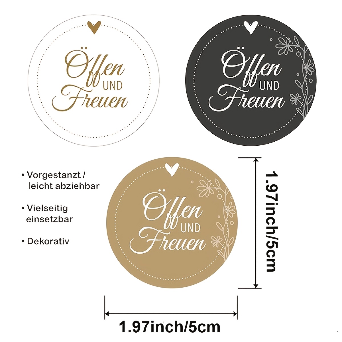 Image of 90pcs " " Stickers, Birthday Stickers, Motivational Stickers, Perfect For , Retail, Markets, Crafts, Catering, Or Online Delivery, 1.97 Inches
