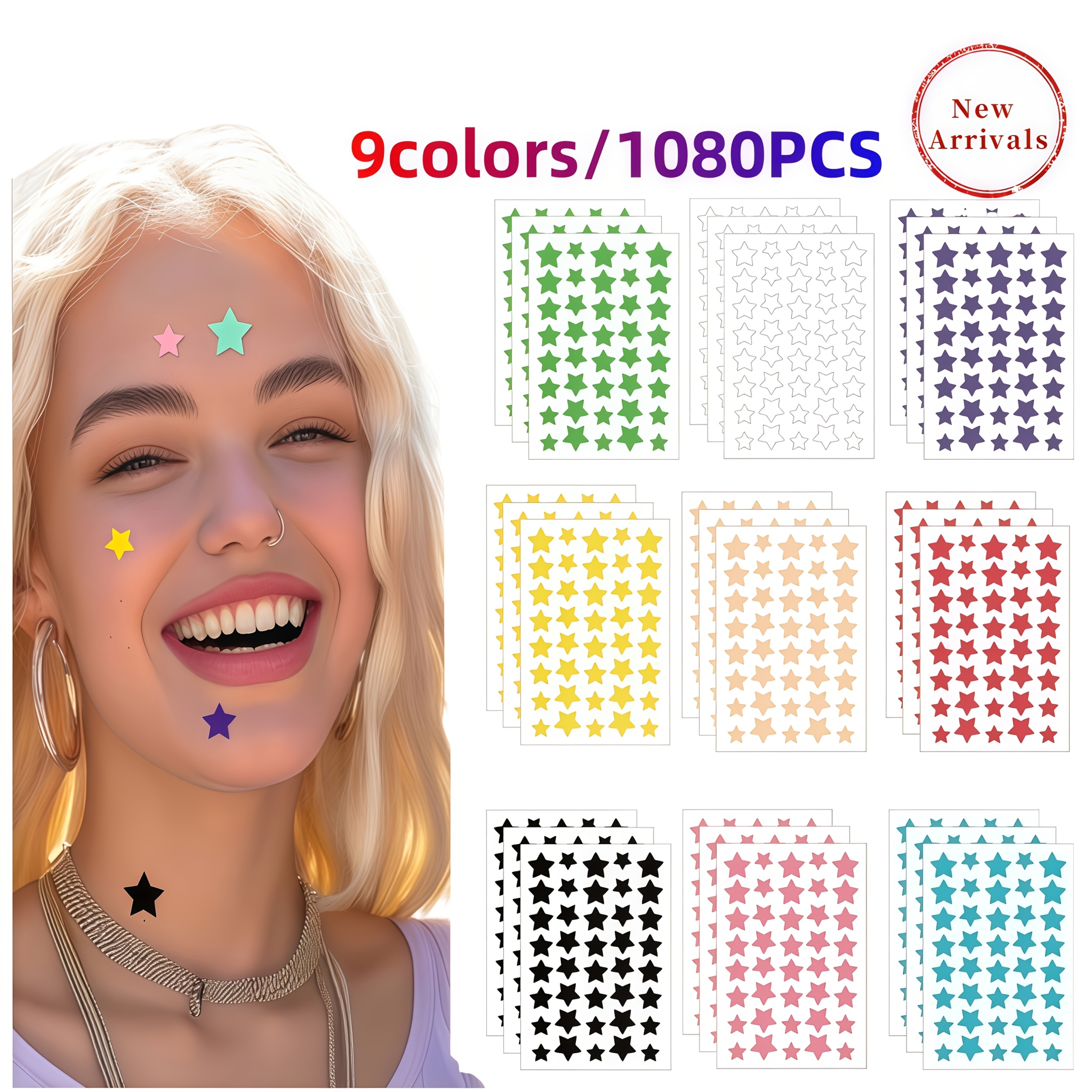 360pcs Unisex Hydrogel Patches for Facial Blemish Cover