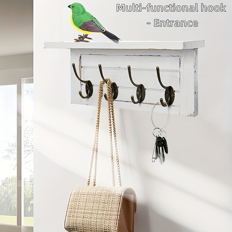 Coat Rack Bird Towel Hooks Gold Wall Mount Coat Rack With Hooks