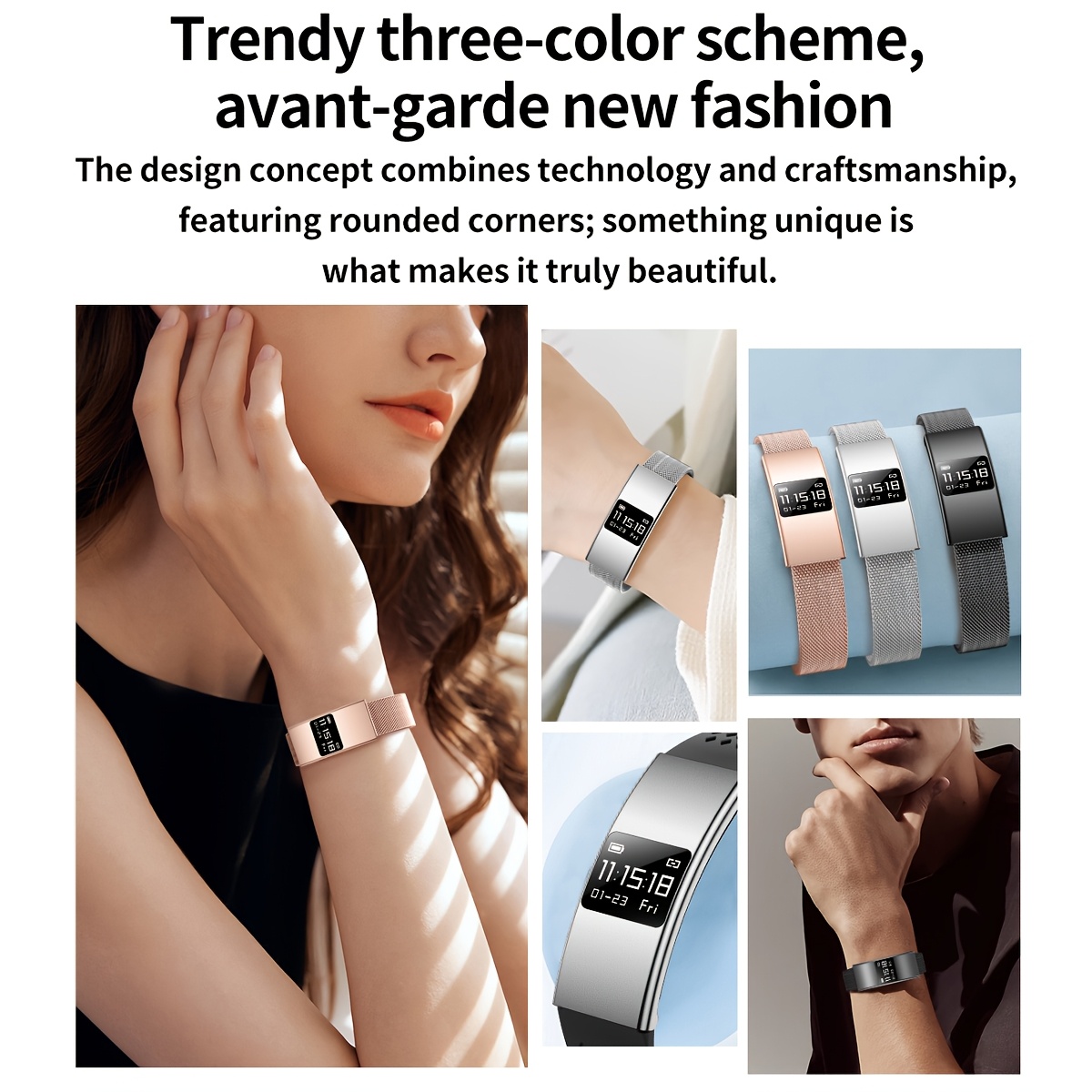 Ultra-Thin Smartwatch with Multifunctional Features