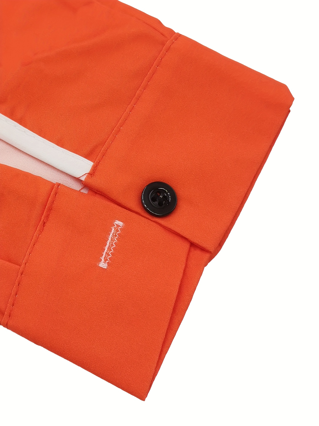 Men'S Vibrant Orange 3D Print Stand Collar Long Sleeve Shirt - Ethnic Tribal Pattern, Casual Button-Up with Chest Pocket, Non-Stretch Fabric, Perfect for Outdoor & Casual Attire, Casual Attire Shirt | Vibrant Print Shirt | Nonstretch Fabric, Men Shirt, Shirt For Men, Men Clothe, Long Sleeve Shirt Men, Shirt For Men Stylish, Short Sleeve Shirt Men