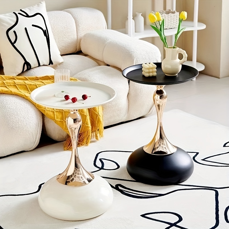 exclusive 1pc Modern Italian Space-Saving Corner Coffee Table with Metal Tabletop & Assembly - Multifunctional Compact Suitable for Small Apartments, Living Room, Bedside - Wood-Free (Ideal for Urban Dwellers) 14 1pc Modern Italian Space-Saving Corner Coffee Table with Metal Tabletop & Assembly - Multifunctional Compact Suitable for Small Apartments, Living Room, Bedside - Wood-Free (Ideal for Urban Dwellers)