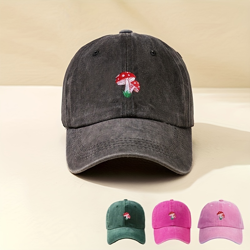 Hats Denim Cap Fashion Adjustable Trucker Hat Men,Snapback Baseball Cap  Topee Cowboy Hat Women Men Embroidered Flower Hip hop at  Men's  Clothing store