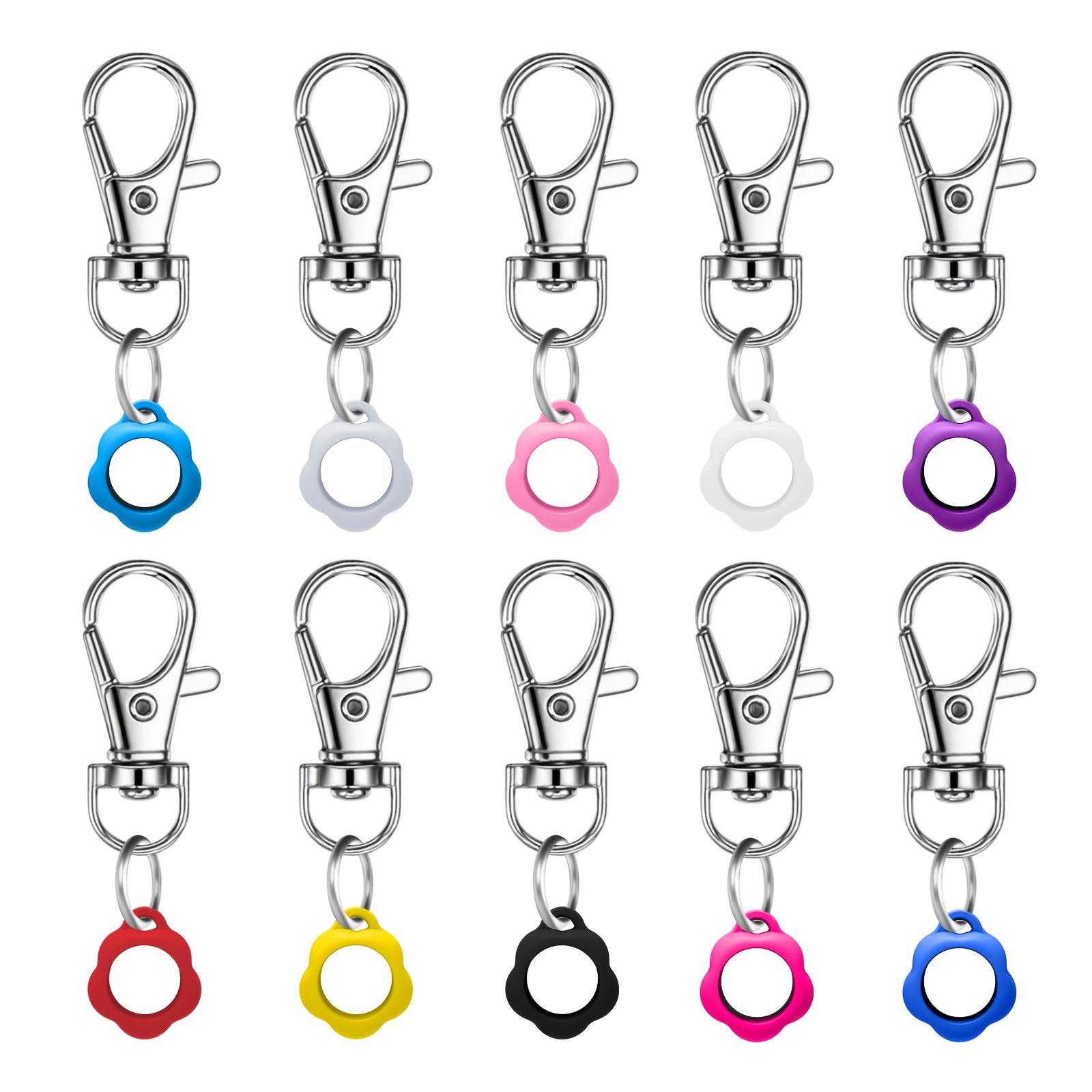 TEMU 1/4/10 pz Clip per Penne, Portapenne, Accessori per Portabadge, Clip per Penne con Cordino, Portabadge, Portapenne Retrattile per Infermiere,