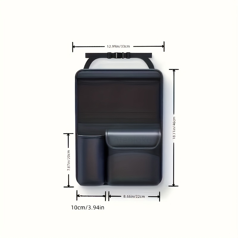 ATENJQKG Car Trunk Organizer with Multi-Compartment Storage