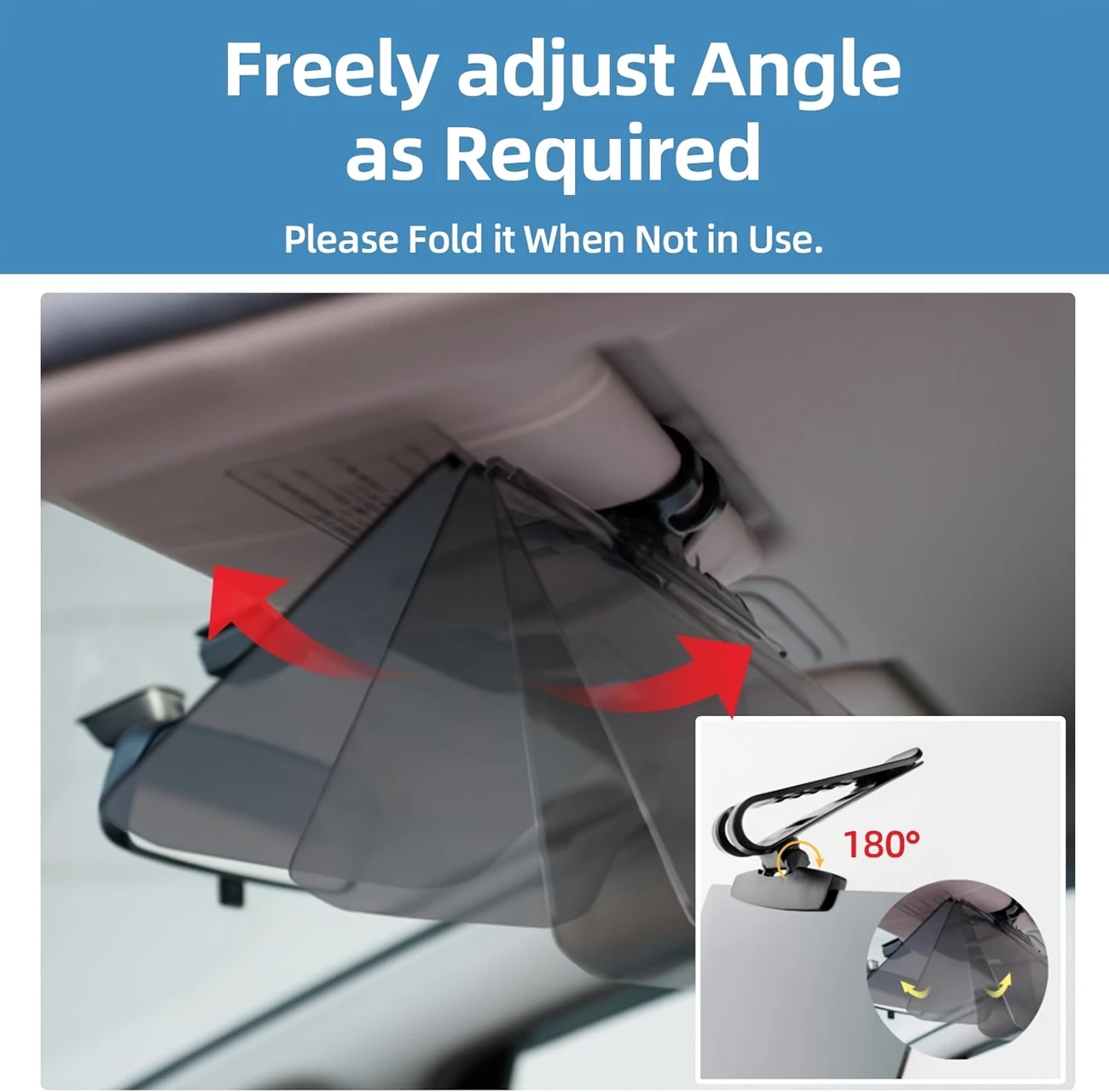 car sun visor uv400 car sun visor extension universal anti glare polarized visor extender protects against glare ultraviolet light details 3