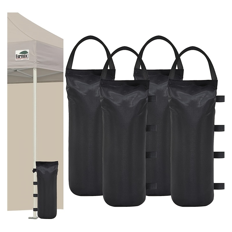 4pcs Weight Capacity 112 Lbs Extra Large For Pop Up Gazebo Weights Sand Bags For Pop Up Canopy Tent Pergola Outdoor Instant Canopies, Sand Bags Without Sand