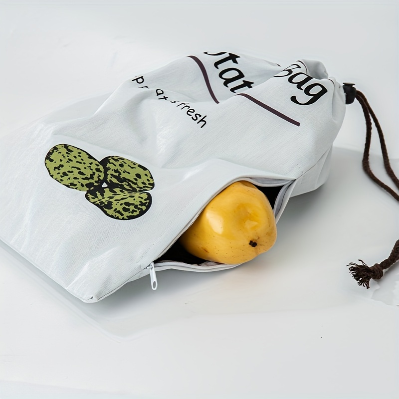 reusable potato and onion storage bags with drawstrings keep vegetables fresh and sprout free   details 6